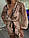 Женский нарядный комбинезон ромпер из сетки с пайеткой и длинным рукавом (р.S-M) 91ks2145, фото 4