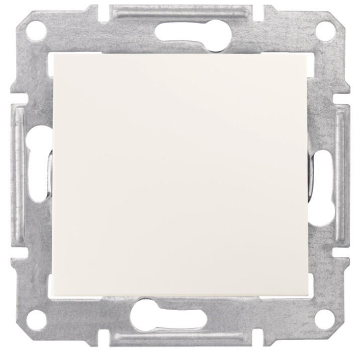 Sedna вимикач 1-клавішний прохідний слонова кістка Schneider Electric, SDN0400123, фото 1