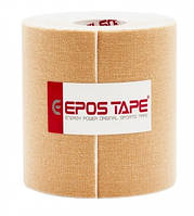Кинезио тейп лента EPOS TAPE 7,5cм х 5м для ягодиц, бежевый (телесный)