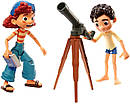 Набір фігурок Лука та Джулія з телескопом із мультфільму "Лука" Luca Paguro & Giulia Posable Disney, фото 3