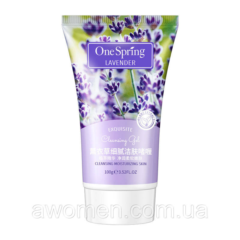 Пілінг для обличчя One Spring Lavender з екстрактом лаванди 100 g