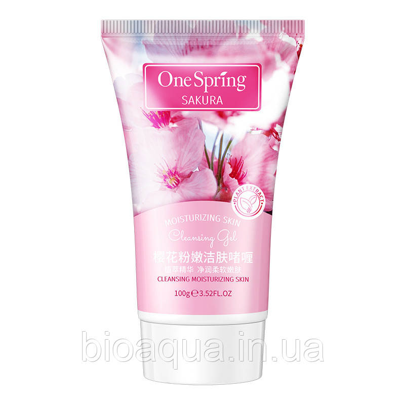 Пілінг для обличчя One Spring Sakura з екстрактом японської вишні 100 g