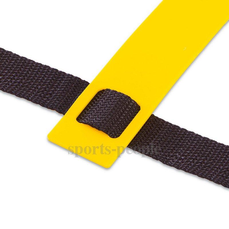 Лестница координационная MS 3332-3, 6*0.52 м, толщина 4 мм, в чехле, жёлтая с чёрным - фото 3 - id-p1498484188