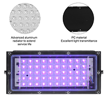 УФ-лампа 50 SMD LED без вилки 50 світлодіодів, водонепроникна, фото 2