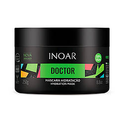 Лікування волосся Масло Льону та Вітамін Е, Маска Inoar Doctor Hydration Mask, 250 g