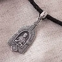 Образок срібний Ікона Божої Матері Стягнення загиблих Свята блаженна Матрона