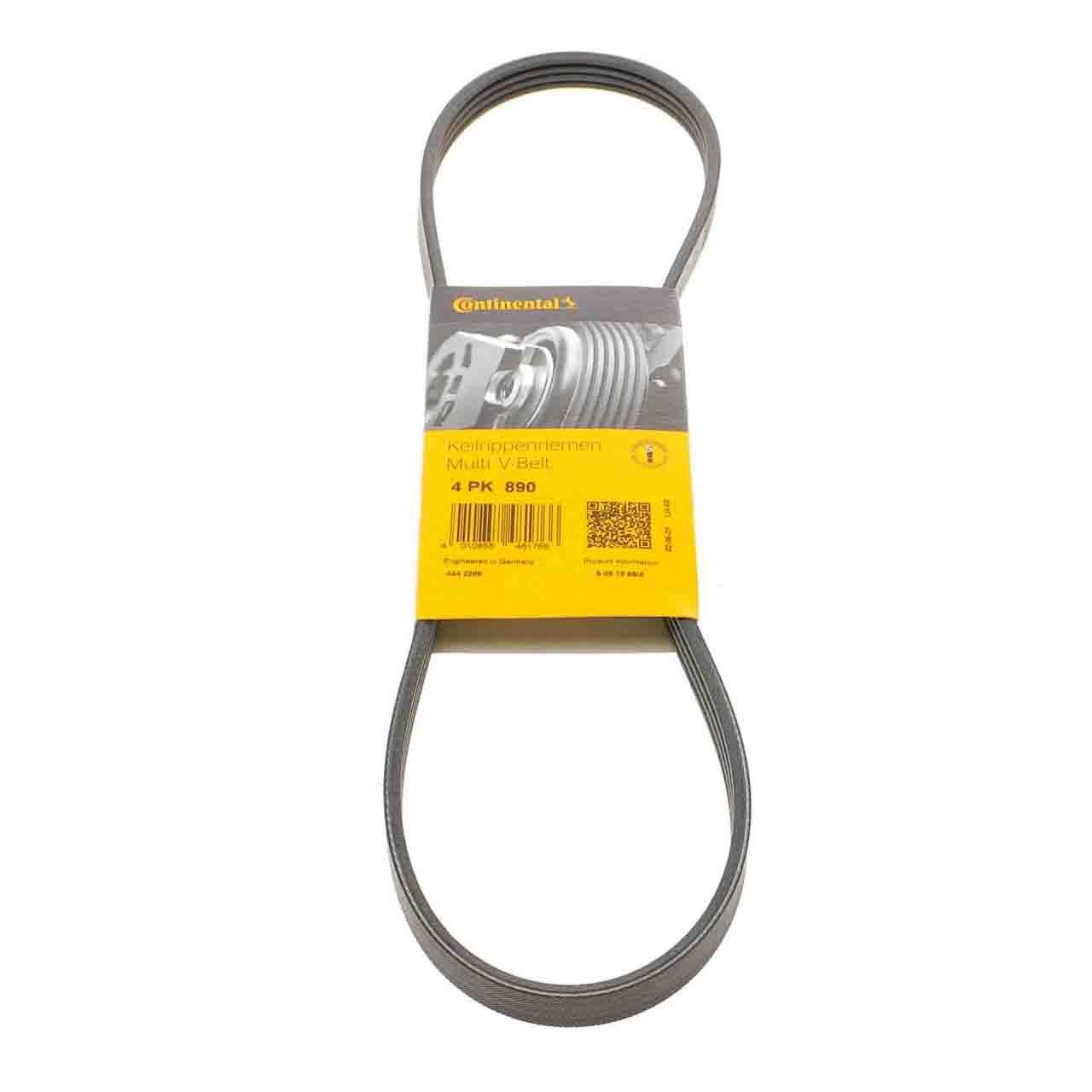 Ремінь 4PK890 Contitech (Німеччина) генератора поліклинові | многоручейковый 4PK 890