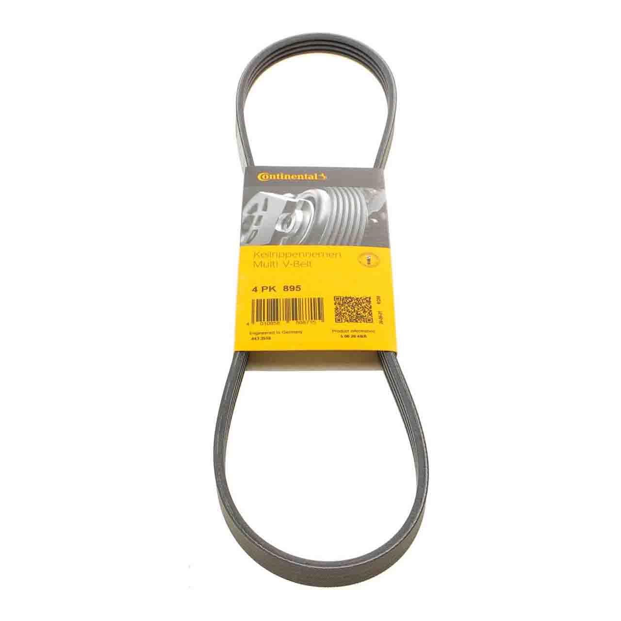 Ремінь 4PK895 Contitech (Німеччина) генератора поліклинові | многоручейковый 4РК 895