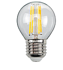 Світлодіодна лампа Filament СОВ 5Вт Е27 G45, 4500K LM3077, фото 3
