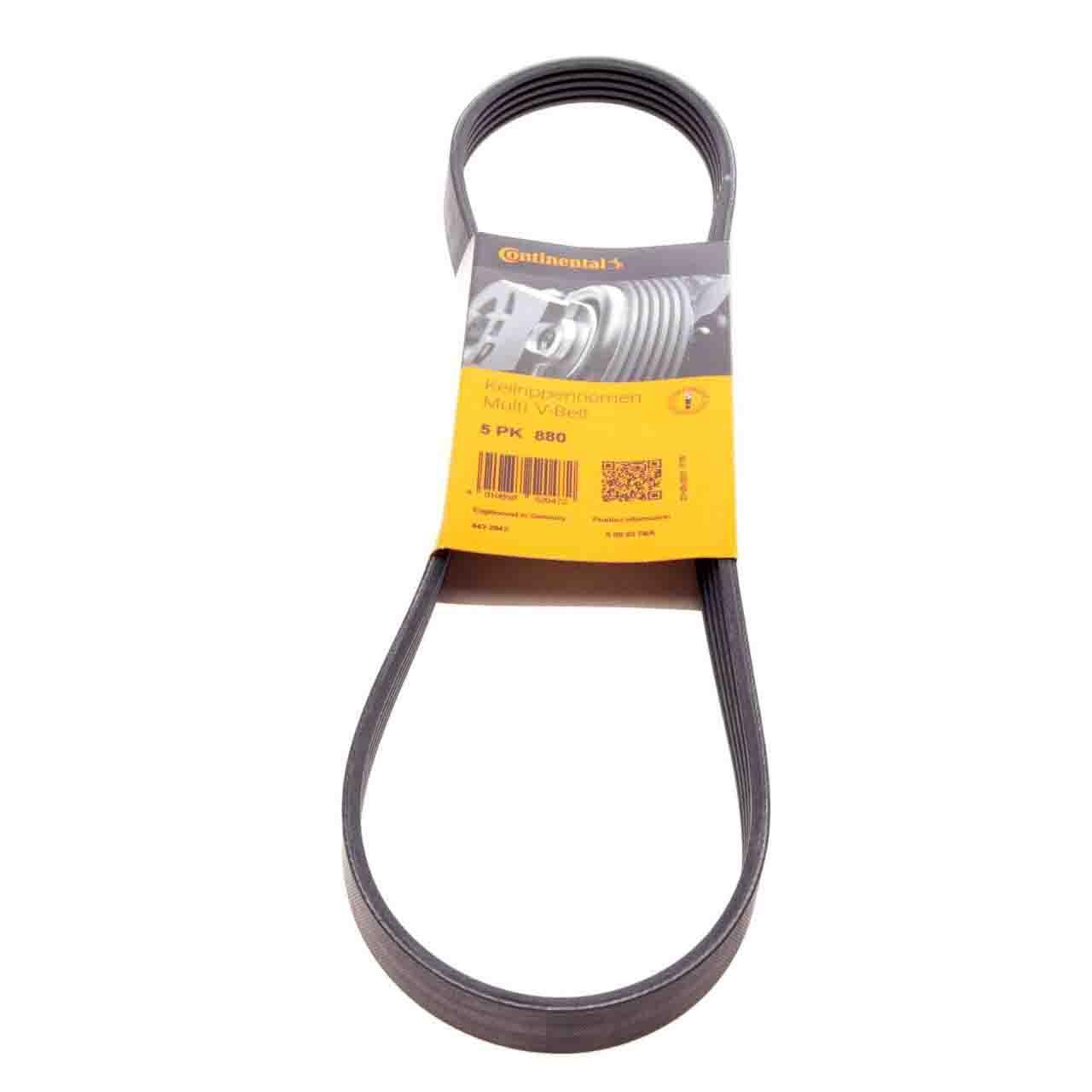Ремінь 5PK880 Contitech (Німеччина) генератора поліклинові | многоручейковый 5РК 880