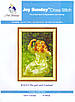 Набір для вишивання за нанесеною на канву схемою "The girl with Garland". AIDA 14CT printed, 57*81 см, фото 3