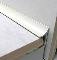 Внутрішній білий куточок для плитки, універсальний. АВП L-2.7 м. Білий матовий