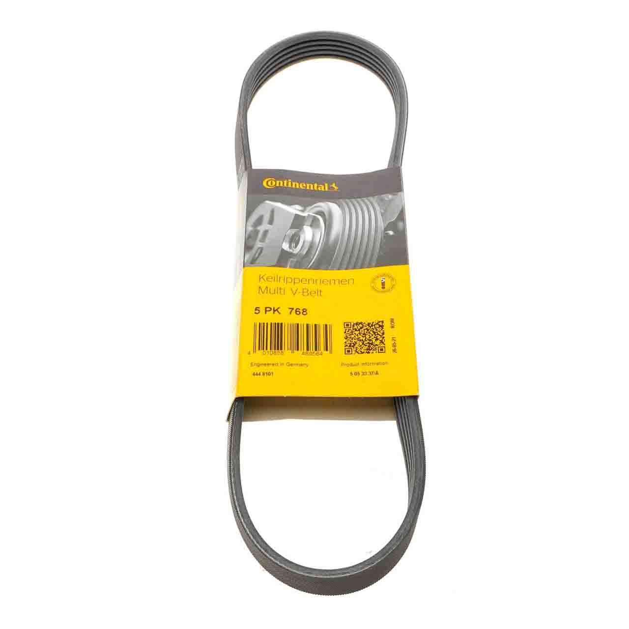 Ремінь 5PK768 Contitech (Німеччина) генератора поліклинові | многоручейковый 5РК 768