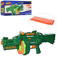 Дитячий бластер іграшкова зброя кулемет-бластер з м'якими кулями Limo Toy 7001