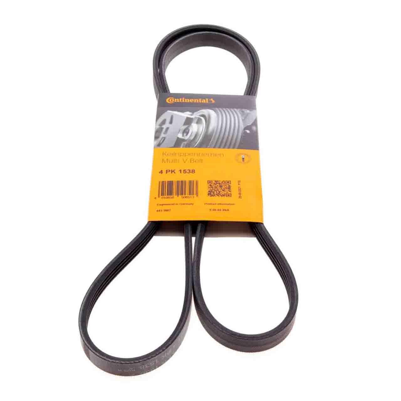 Ремінь 4PK1538 Contitech (Німеччина) генератора поліклинові | многоручейковый 4РК 1538