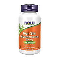 Екстракти грибів Рейші і Шиїтаке Now Foods Rei-Shi Mushroom 270 mg (100 veg caps)