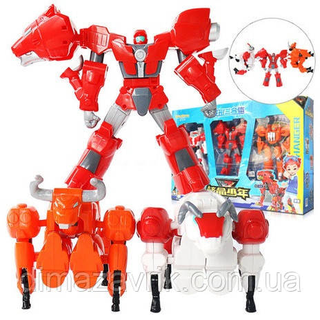 Трансформери Металионс 3в1 Лео Таурус Арія 3in1 Metalions Leo Taurus Aries, фото 1