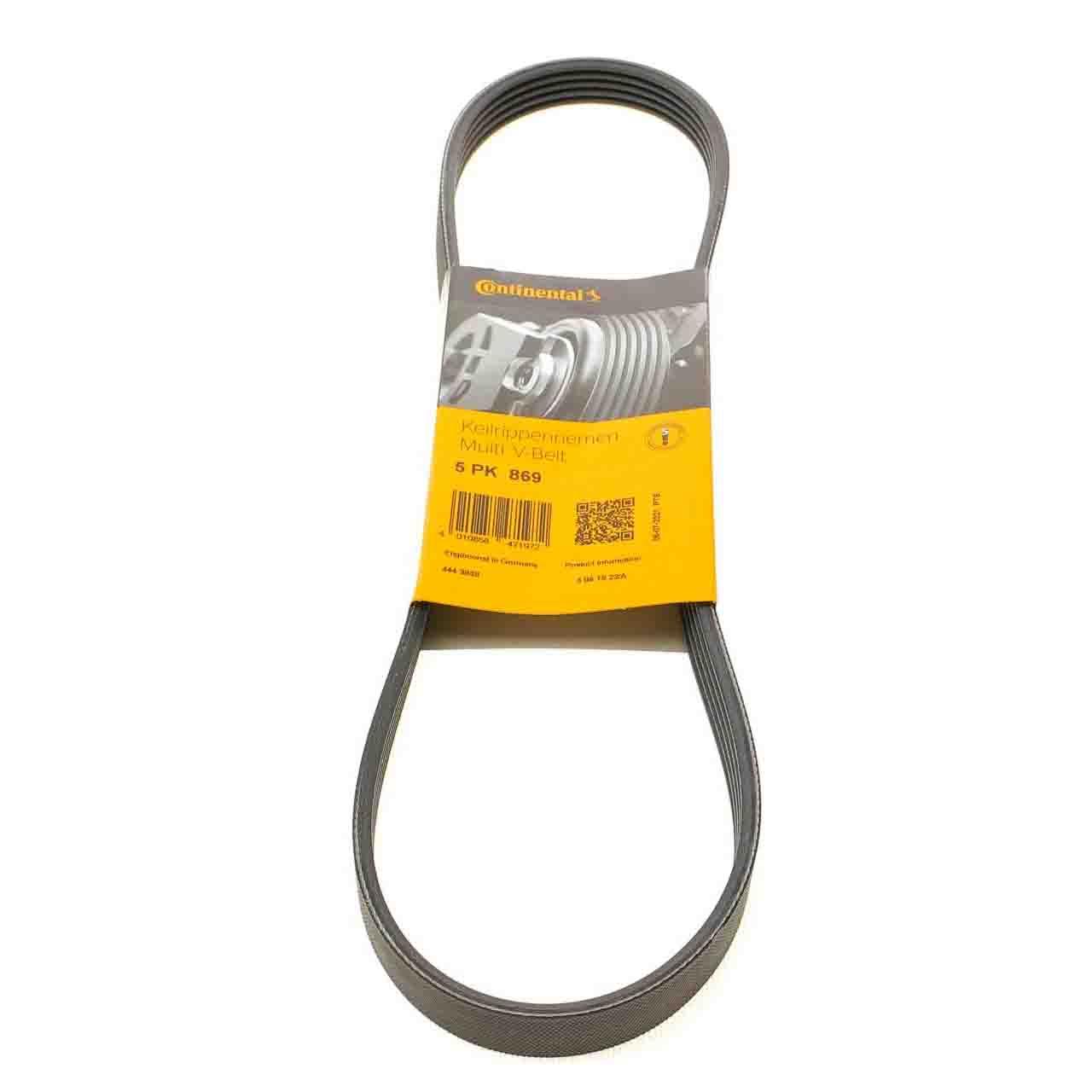 Ремінь 5PK869 Contitech (Німеччина) генератора поліклинові | многоручейковый 5РК 869