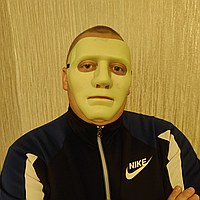 Карнавальна маска фосфорне обличчя людини 24954