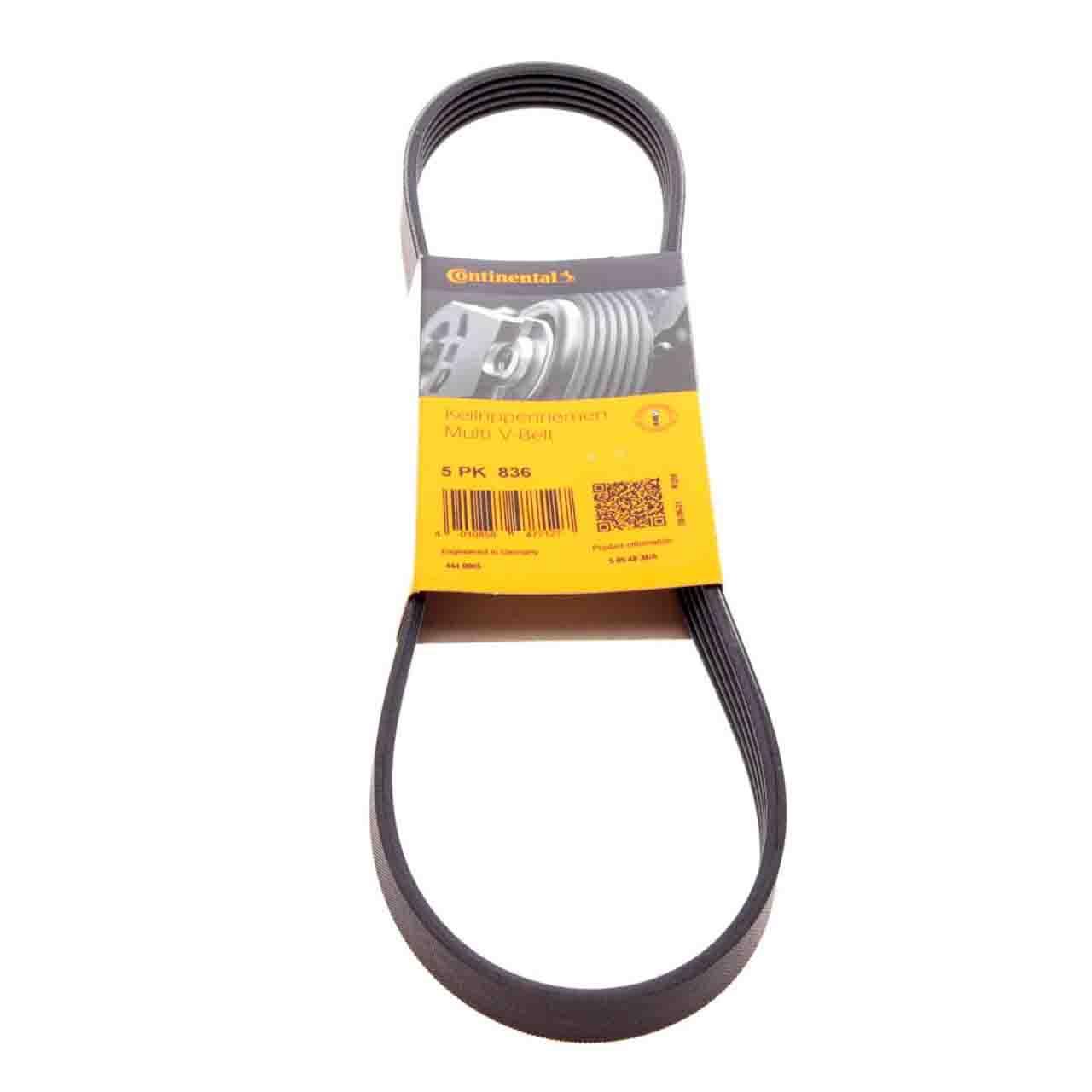 Ремінь 5PK836 Contitech (Німеччина) генератора поліклинові | многоручейковый 5РК 836