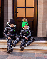 Зимовий теплий костюм штани +куртка для хлопчика та дівчинки " WANG" 104,110,116,122,128