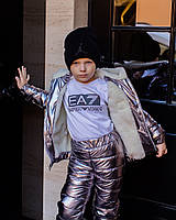 Зимний теплый костюм штаны+куртка для мальчика и девочки " POPIT"104,110,116,122,128.