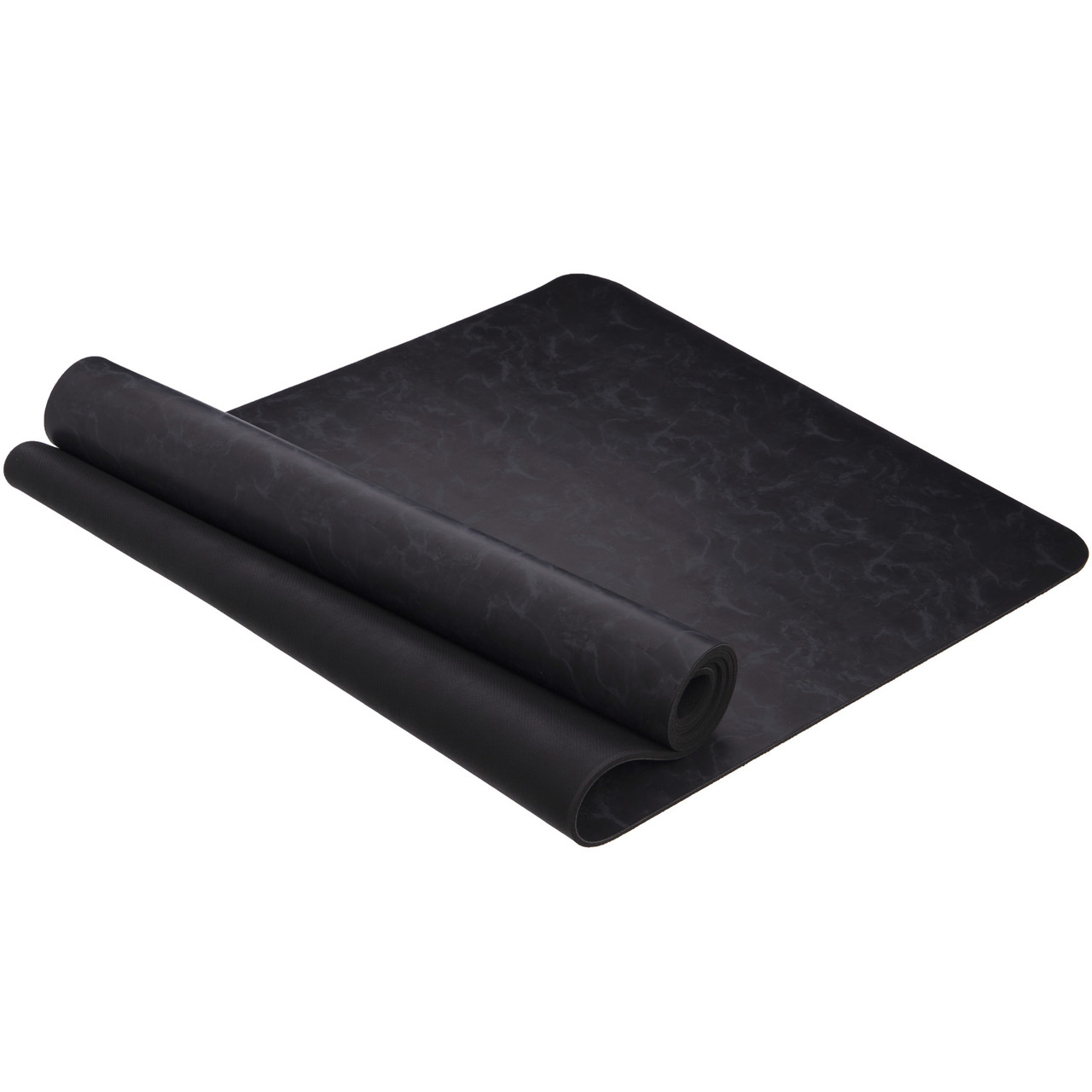 Килимок для йоги Record FI-8308-1 розмір 1,83 м x 0,68 м x 6мм чорний