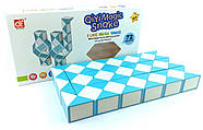 QiYi Rubik's Snake 72 pcs blue | 126 cm | Змійка Рубіка 72 елементи | блакитна | 126 см, фото 5