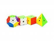 Meilong MoYu Gift Pack stickerless | Подарунковий набір головоломок (pyraminx, megaminx, skewb, SQ-1), фото 5