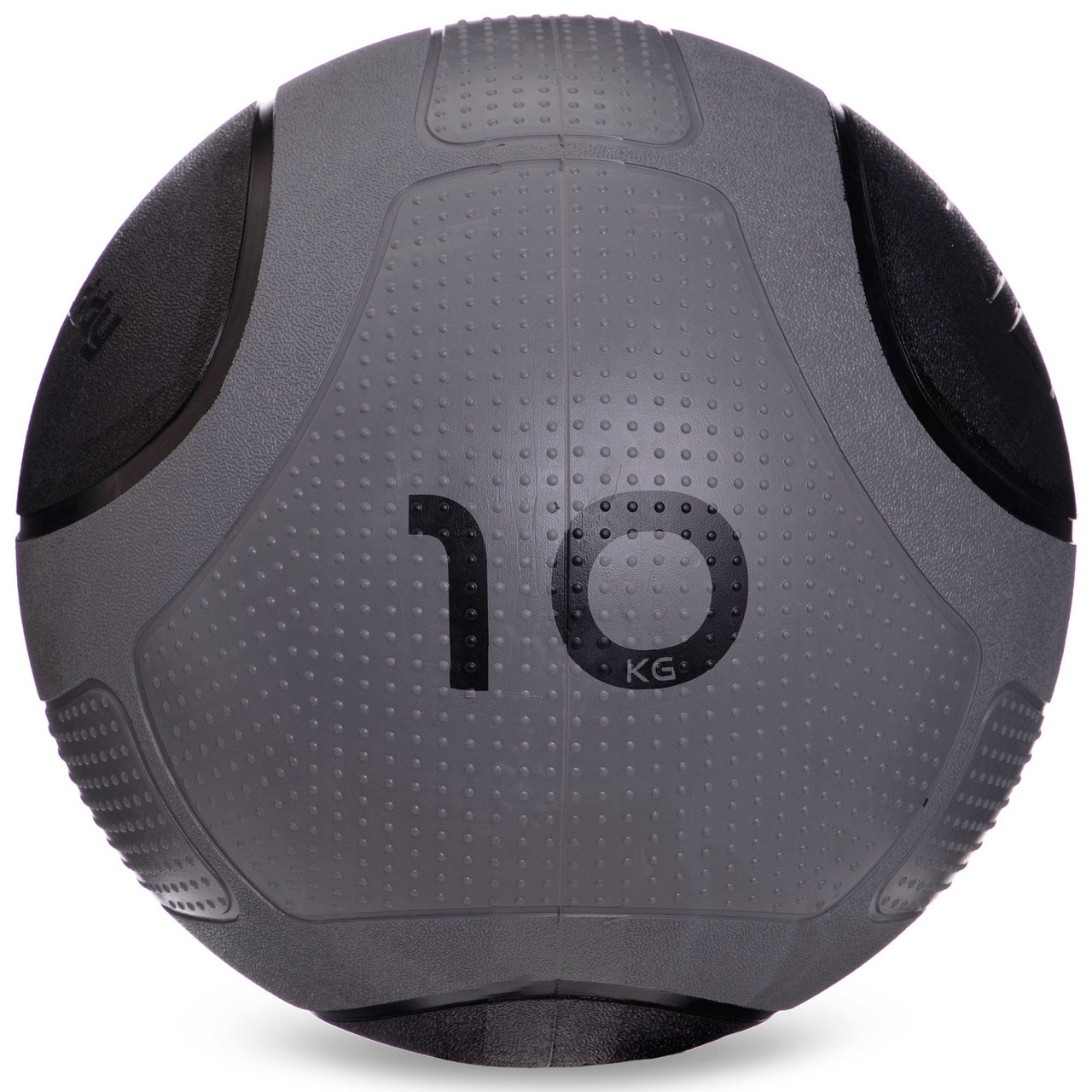 М'яч медичний медбол Zelart Medicine Ball FI-2620-10 10кг сірий-чорний