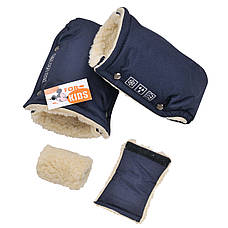 Теплі зимові рукавички для колясок для санок муфта теплі рукавиці на коляску For Kids, фото 5