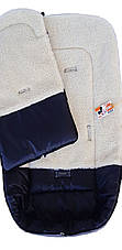 Комплект 2в1 муфти та конверт Maxi For Kids чохол на овчині в коляску чохол у люльку конверт на санки, фото 3