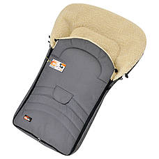 Комплект 2в1 муфти та конверт Maxi For Kids чохол на овчині в коляску чохол у люльку конверт на санки, фото 2