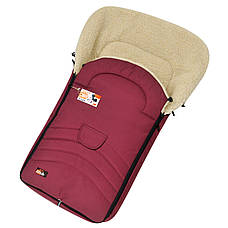 Комплект 2в1 муфти та конверт Maxi For Kids чохол на овчині в коляску чохол у люльку конверт на санки, фото 2