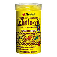 Tropical Корм для аквариумных рыб Tropical хлопья Ichtio-Vit, 100мл/20гр