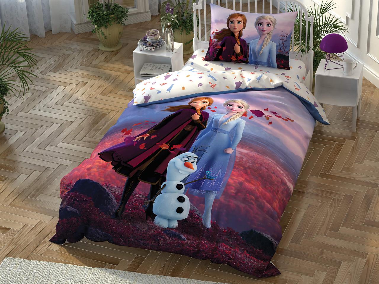 Постільна білизна підліткова Frozen-2 Autumn ранфорс Tac