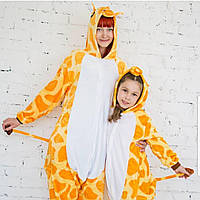 Пижама кигуруми Жираф детский и взрослый Кегуруми слип кенгуруми кингуруми Жирафик жирафка