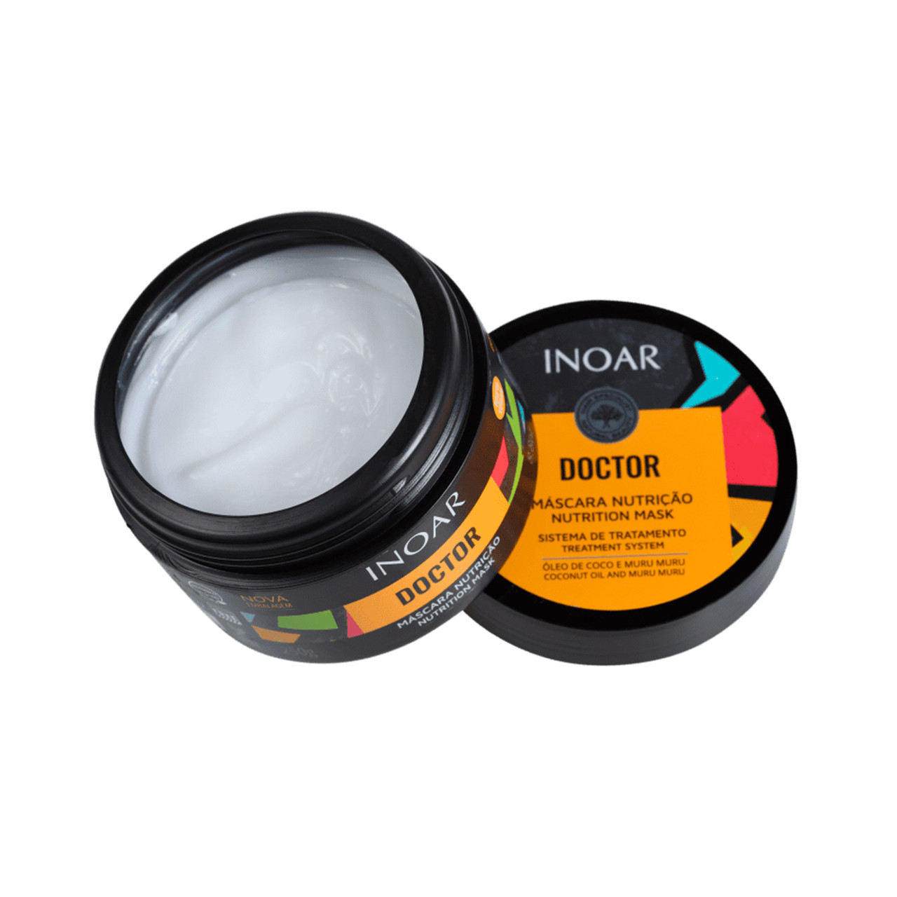 Протеінова маска - підложка із Масло Кокоса и Аргани  Inoar Doctor Nutrition Mask, 250 g, фото 1