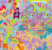 Набір для вишивання за нанесеною на канву схемою "Three cats". AIDA 14CT printed 34*26 см, фото 8