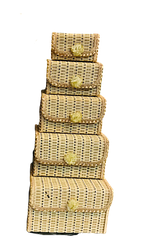 Набір бамбукових шкатулок 20х15х13 см F