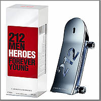 Carolina Herrera 212 Men Heroes Forever Young туалетная вода 100 ml. (Каролина Эррера 212 Мэн Герои Навсегда)