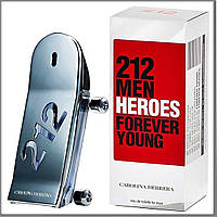 Carolina Herrera 212 Men Heroes Forever Young туалетная вода 100 ml. (Кароліна Еррера 212 Мен Герої Назавжди)