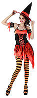 Взрослый карнавальный костюм "Ведьма тыквенная"