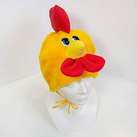 Дитяча маскарадна шапочка Попелюшка півень (ZL238)