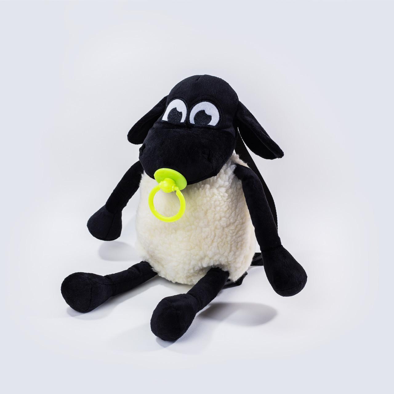 Рюкзак дитячий Weber Toys Барашок Тіммі 40 см лимонна соска (WT5152), фото 1