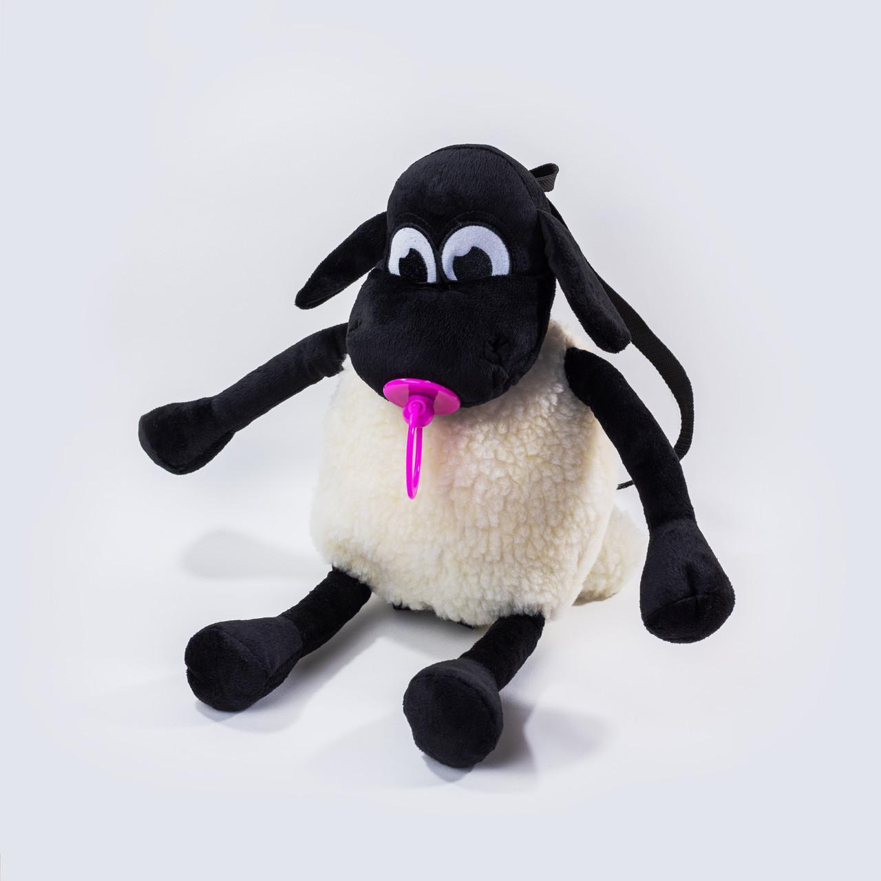 Рюкзак дитячий Weber Toys Барашок Тіммі 40 см рожева соска (WT5153), фото 1