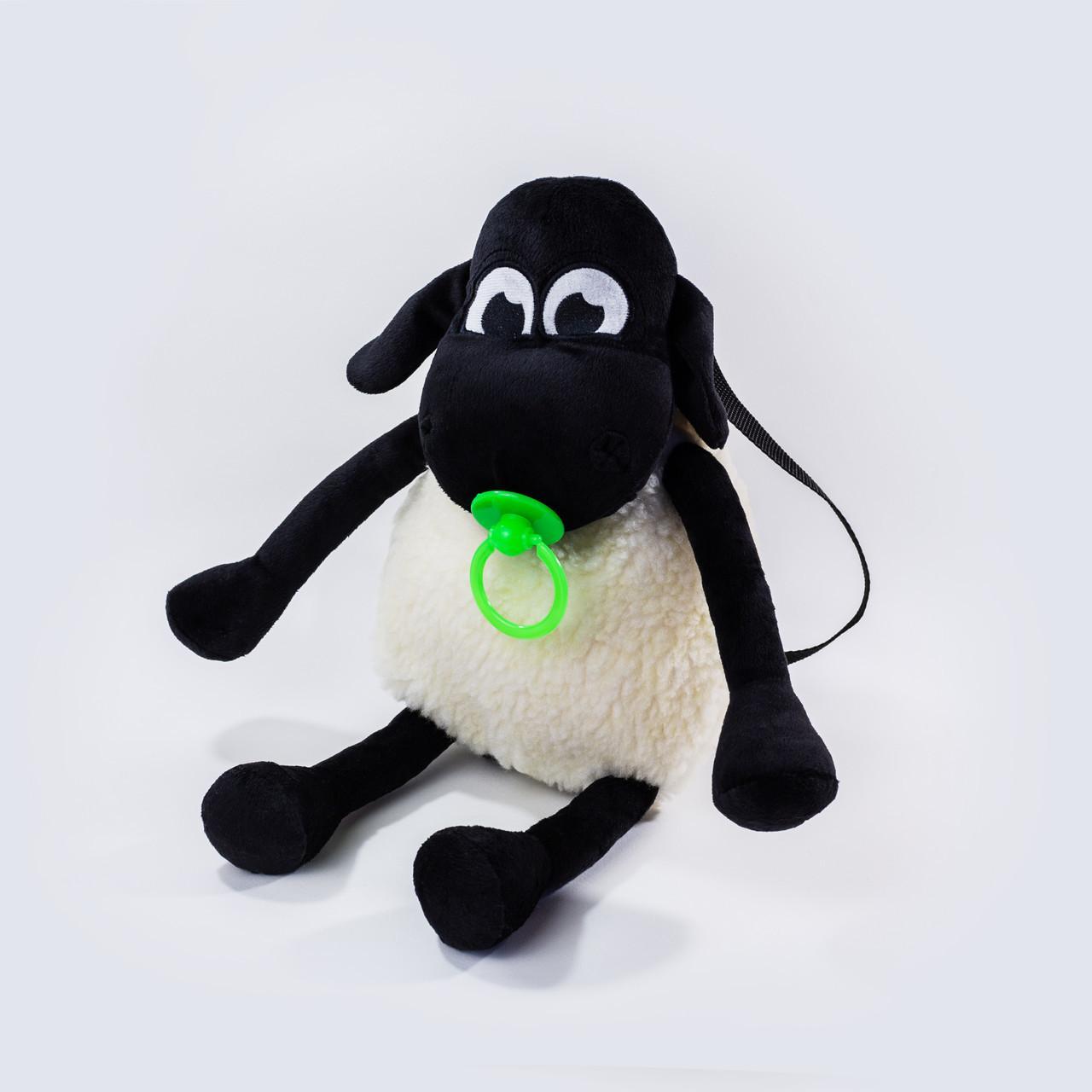 Рюкзак дитячий Weber Toys Барашок Тіммі 40 см зелена соска (WT5151), фото 1