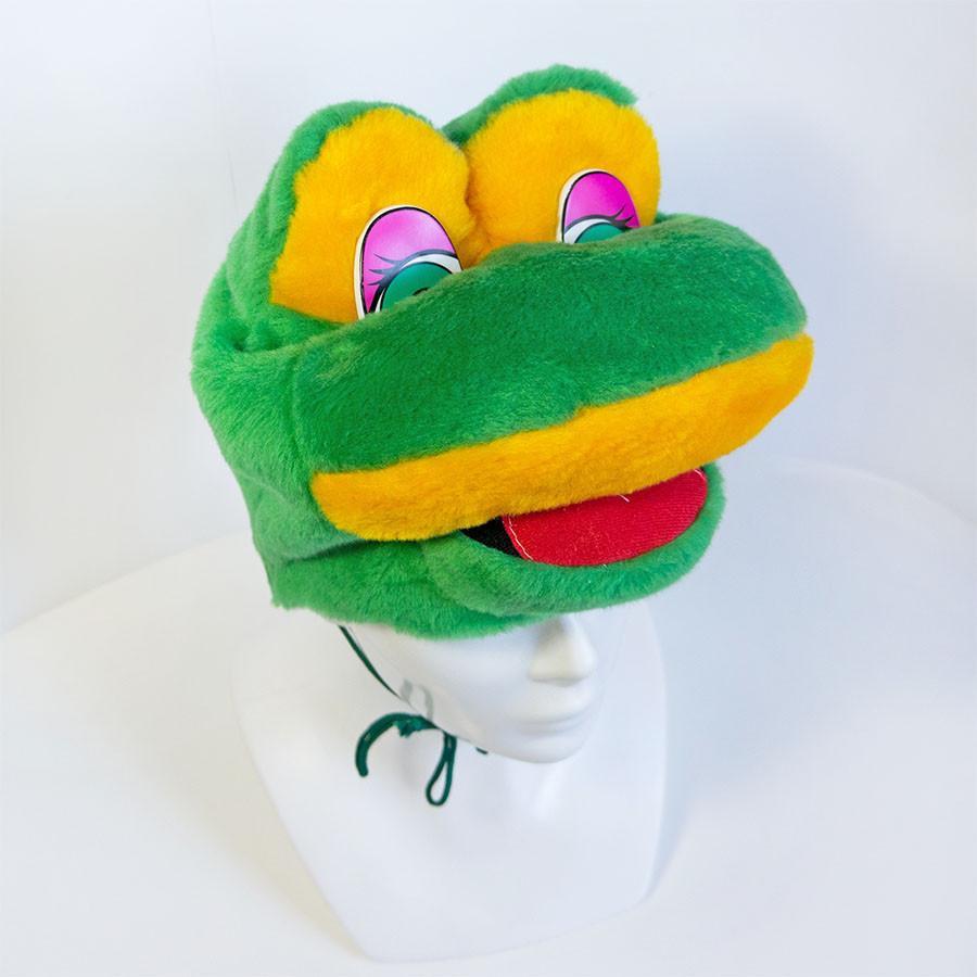 Дитяча маскарадна шапочка Попелюшка жаба (ZL229), фото 1