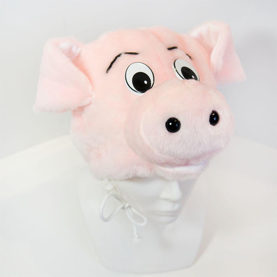 Дитяча маскарадна шапочка Попелюшка порося (ZL240), фото 1