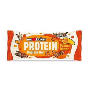 Протеїновий батончик, Ma Baker Protein Bar 90 грамів, Арахісова олія